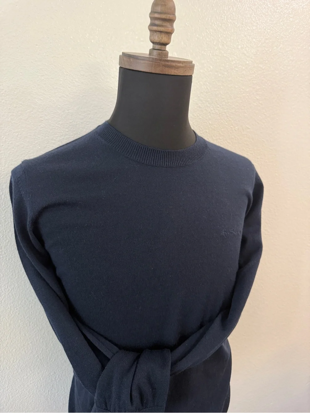 Ben Sherman Men's Navy Crewneck Sweater